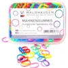 Mähnengummis extra breit, Einflechtgummis, in Box