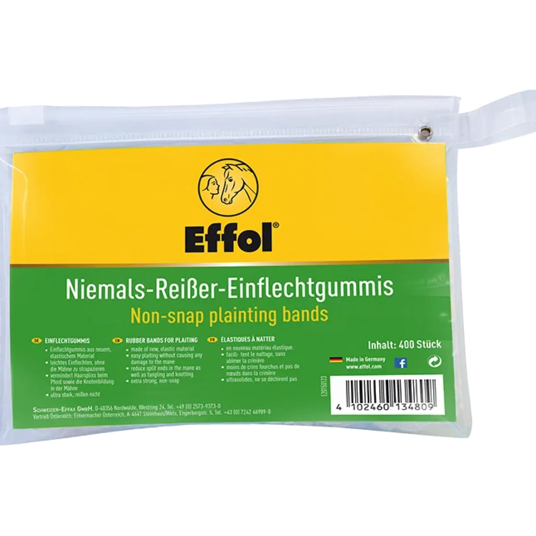 Mähnengummis Niemals-Reißer-Einflechtgummis