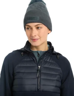 Mütze LM Beanie HW24, Strickmütze, Bommelmütze