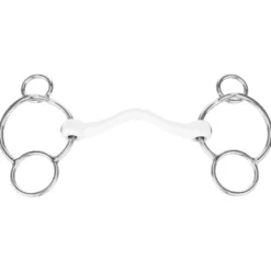 Nathe CM 3-Ring Stangengebiss, weich
