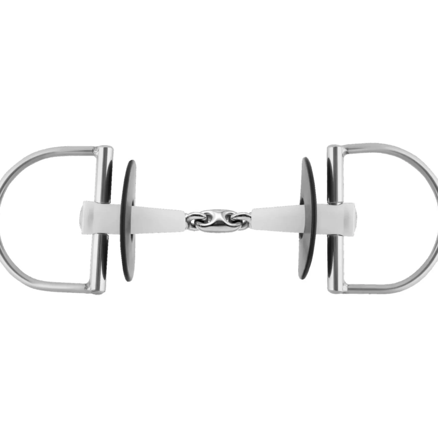 Nathe D-Ring Gebiss, doppelt gebrochen