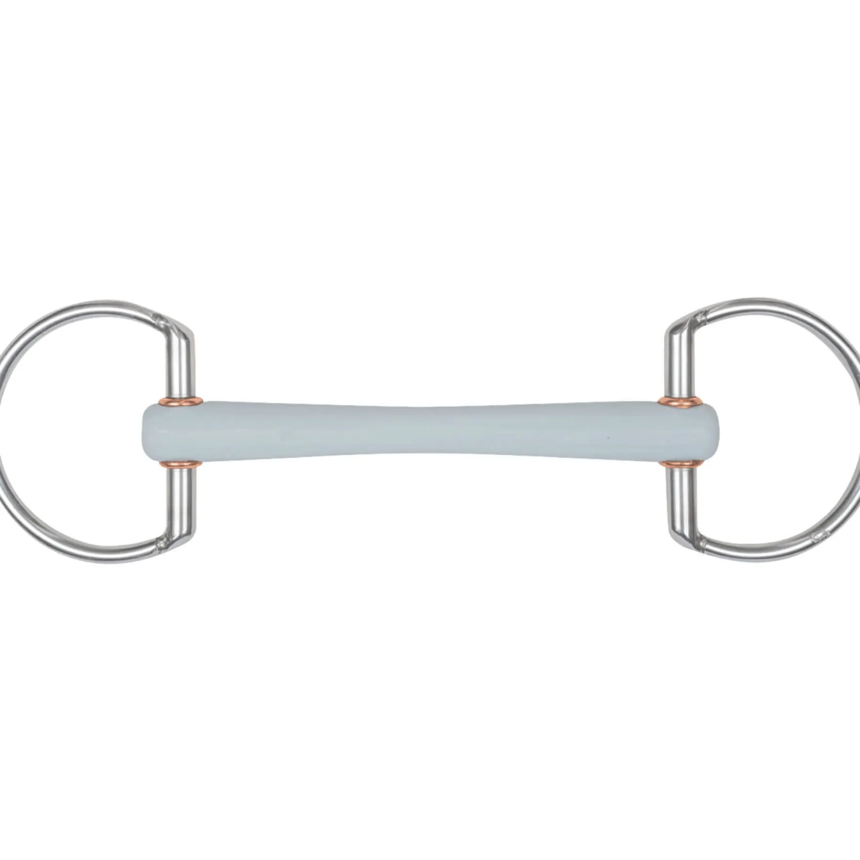 Olivenkopftrense Comfortstange Soft, dünn, Ring 6 cm, Olivenkopfgebiss