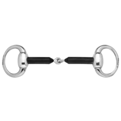 Olivenkopftrense, einfach gebrochen, Carbon, Olivenkopfgebiss