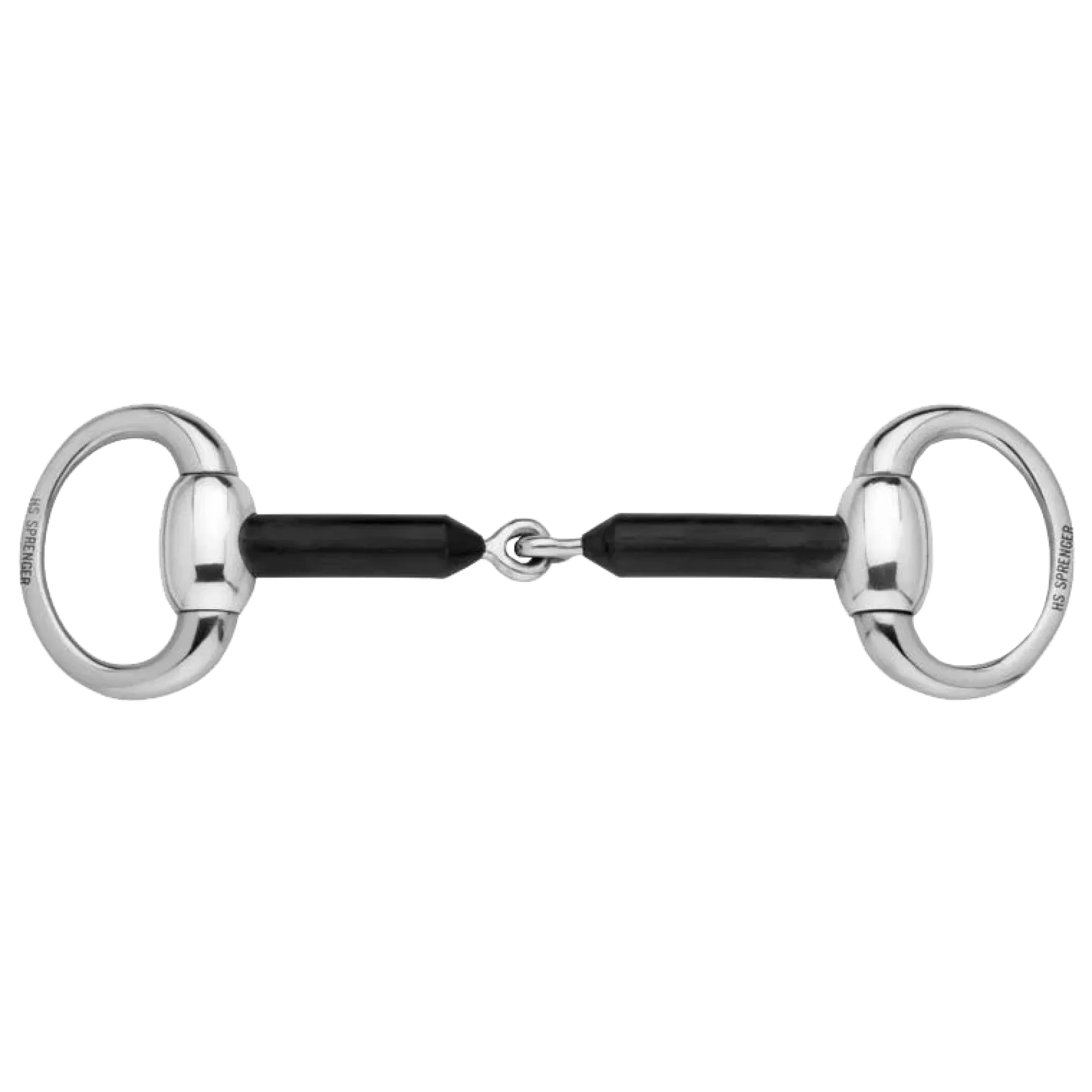 Olivenkopftrense, einfach gebrochen, Carbon, Olivenkopfgebiss