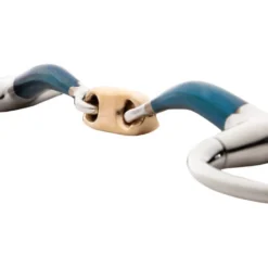 Olivenkopftrense Ergonomic, doppelt gebrochen, 14 mm, Olivenkopfgebiss