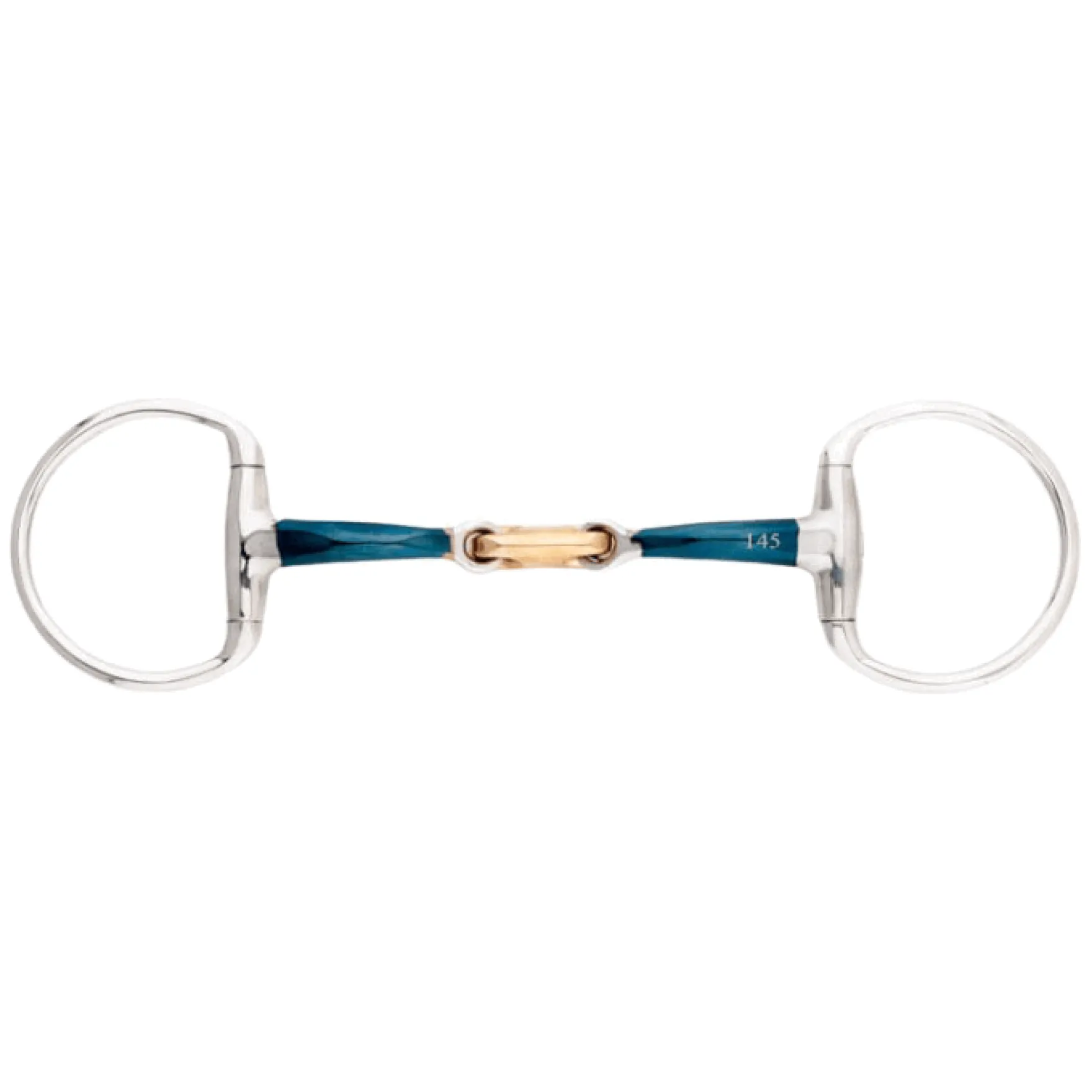 Olivenkopftrense Ergonomic, doppelt gebrochen, 14 mm, Olivenkopfgebiss