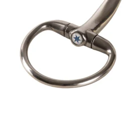 Olivenkopftrense Stainless Steel, einfach gebrochen, Olivenkopfgebiss