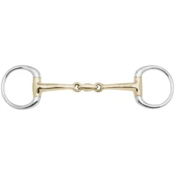 Olivenkopf Unterlegtrense, doppelt gebrochen, Sweet Copper