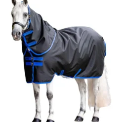 Outdoordecke Amigo Ripstop 900D Plus Pony Turnout, 200 g, mit abnehmbarem Halsteil