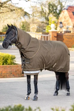 Outdoordecke Arika 600D Ripstop Turnout Rug, 0 g, Regendecke, abnehmbares Halsteil