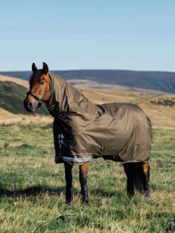 Outdoordecke Arika 600D Ripstop Turnout Rug, 0 g, Regendecke, abnehmbares Halsteil
