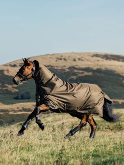 Outdoordecke Arika 600D Ripstop Turnout Rug, 50 g, Regendecke, abnehmbares Halsteil