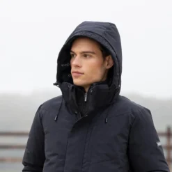 Parka Herren KLAron HW26, Winterparka, mit abnehmbarer Kapuze