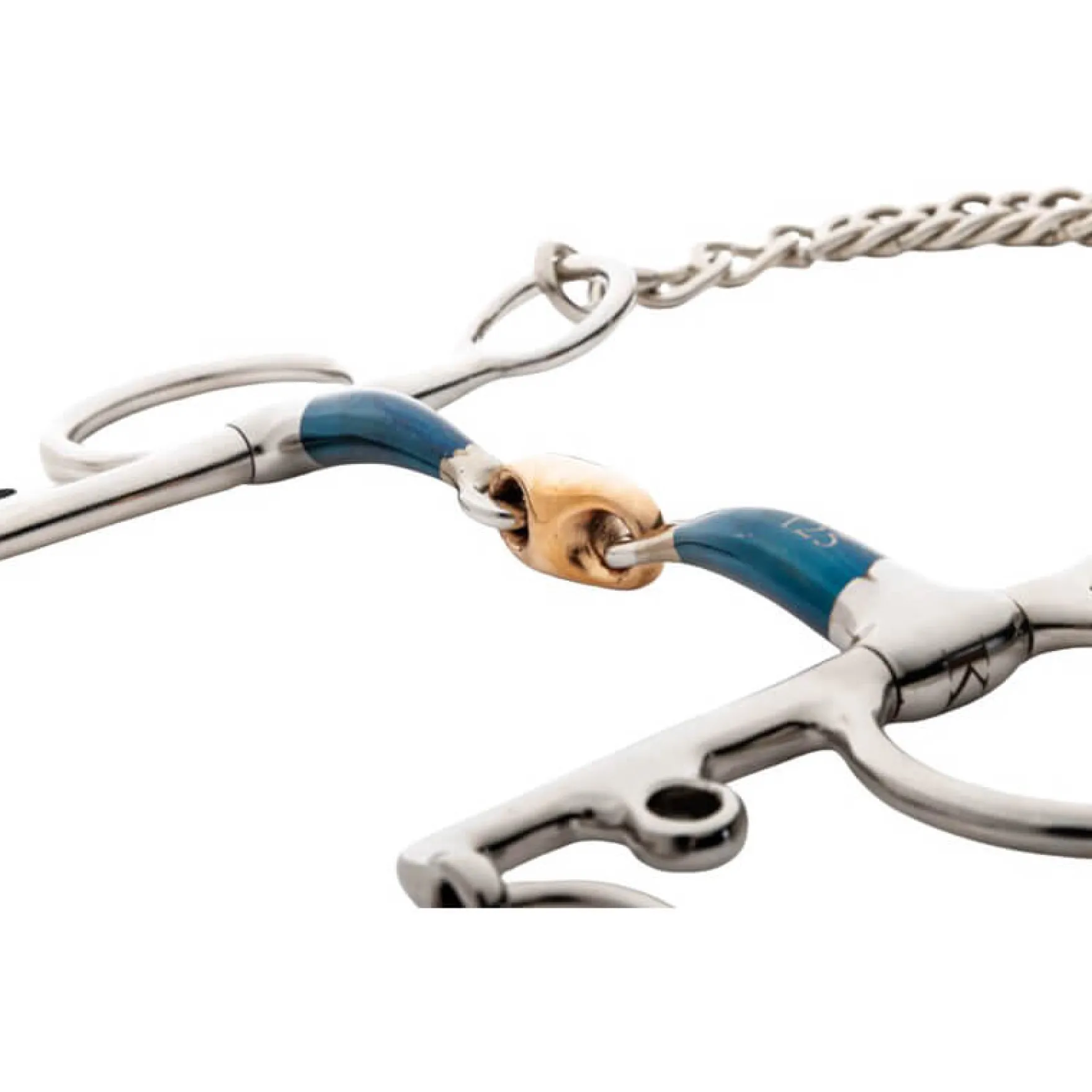Pelham Ergonomic, doppelt gebrochen Lock Up, 14 mm, 7,5 cm Anzüge