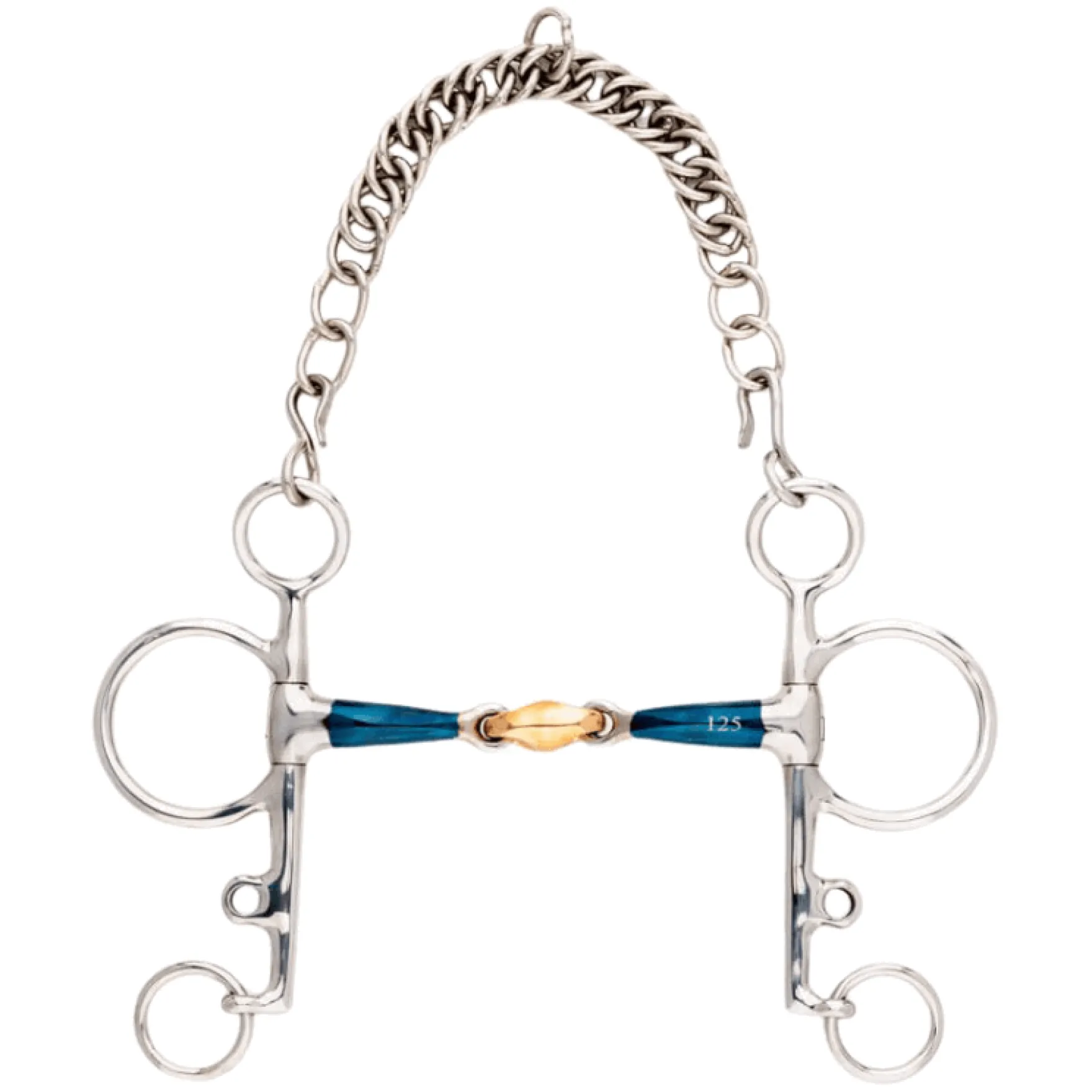 Pelham Ergonomic, doppelt gebrochen Lock Up, 14 mm, 7,5 cm Anzüge