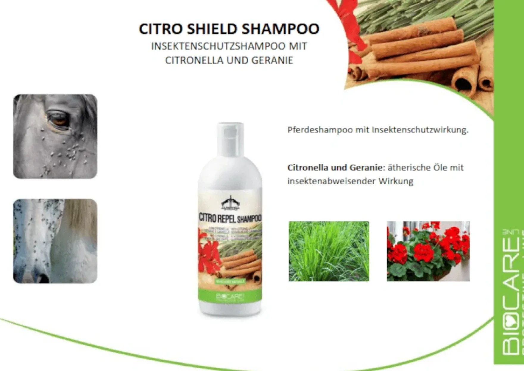 Pferdeshampoo Citro Shield Shampoo, Fliegenschutz