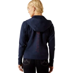 Pullover Damen Antez Team Full Zip Hoodie, Kapuzenpullover