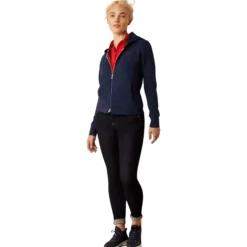Pullover Damen Antez Team Full Zip Hoodie, Kapuzenpullover