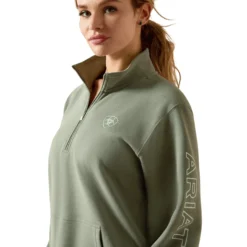 Pullover Damen Foundation Logo 1/2 Zip FS26, Sweatshirt