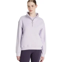 Pullover Damen Keira Quarter Neck HW25, Sweatshirt