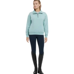 Pullover Damen Keira Quarter Neck FS25, Sweatshirt