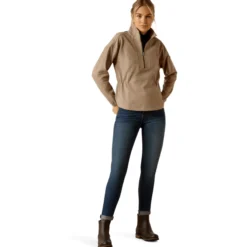 Pullover Damen Ryeland 1/2 Zip, Sweatshirt