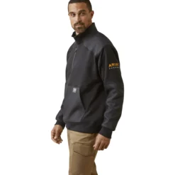 Pullover Herren Rebar Workmann Duracanvas 1/4 Zip, Sweatshirt