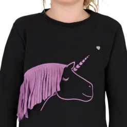 Pullover Mädchen Lize Junior HW25, Sweatshirt, mit Fransen