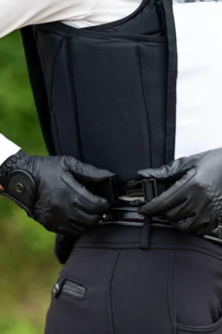 Rückennummernhalter für Reiter, Startnummern Vielseitigkeit, mit Reißverschluss