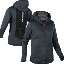 Rückenschutzjacke Damen, Rückenprotektor, Sweatjacke, Fleecejacke