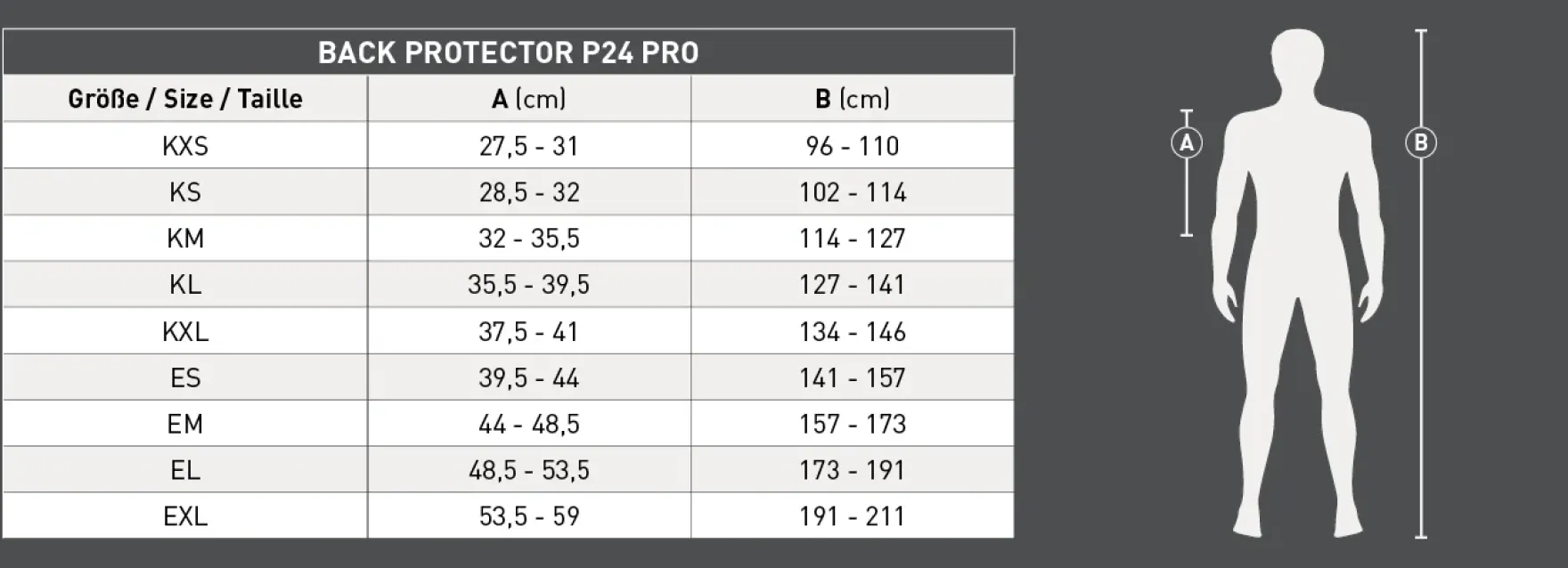 Rückenschutzweste P24 Pro, Rückenprotektor