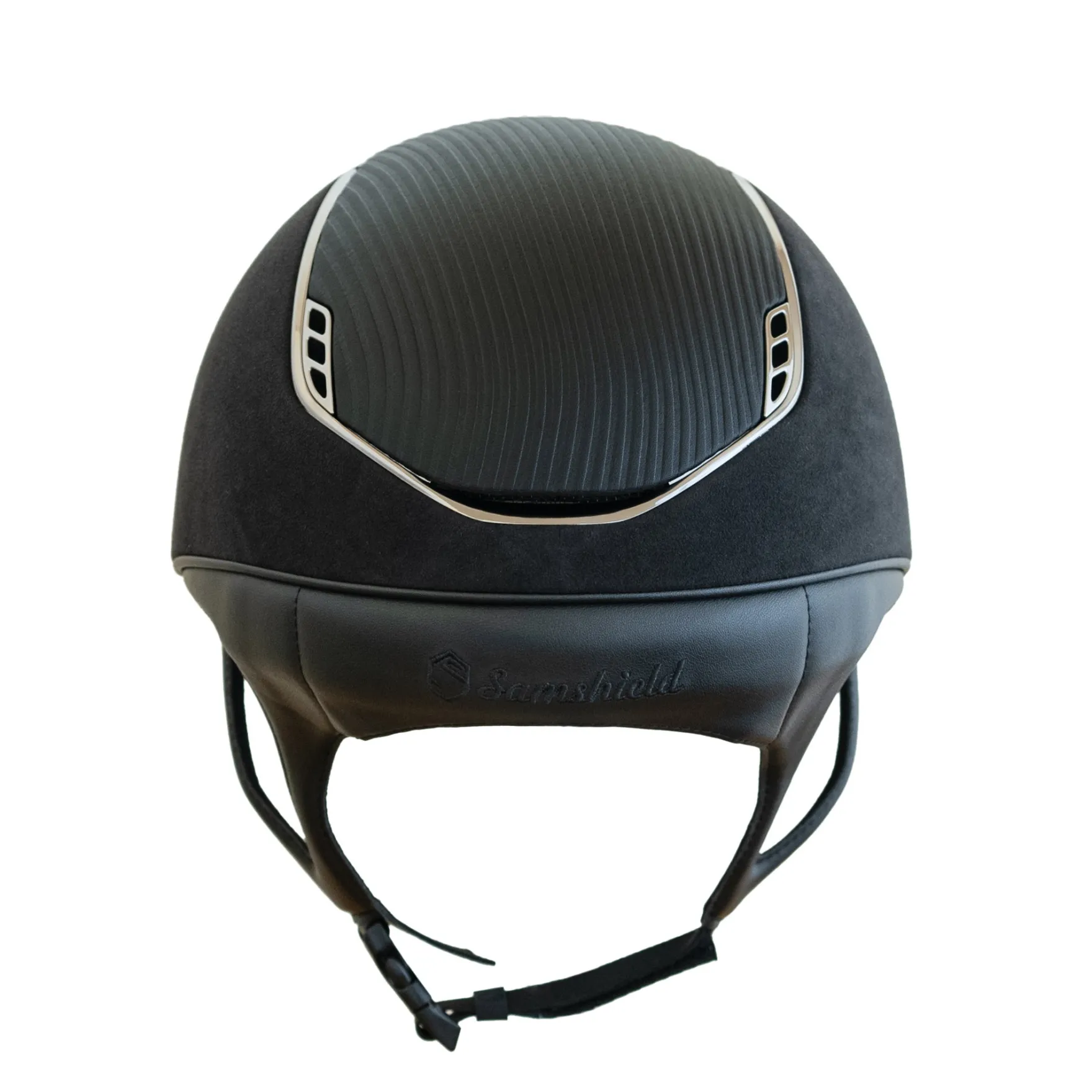 Reithelm Classic 2.0 Premium Alcantara Black, Top Leather, Trim + Blason Black Chrome