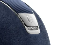 Reithelm Miss Shield Premium, Top + Frontal Band Leather, Trim + Blason Chrome