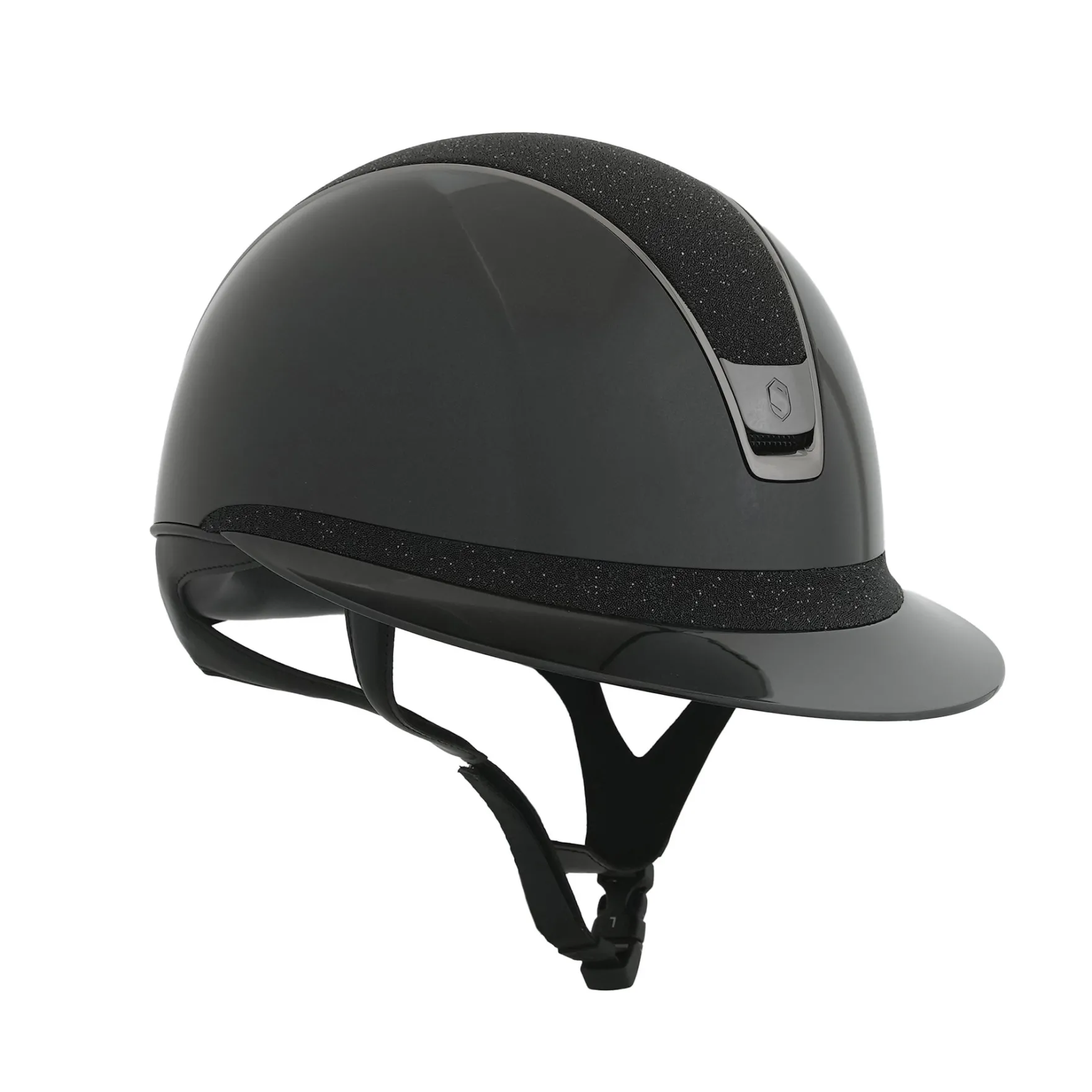 Reithelm Miss Shield 2.0 SG, Top + FB Crystal Fabric Black, Trim + Blason Black Chrome