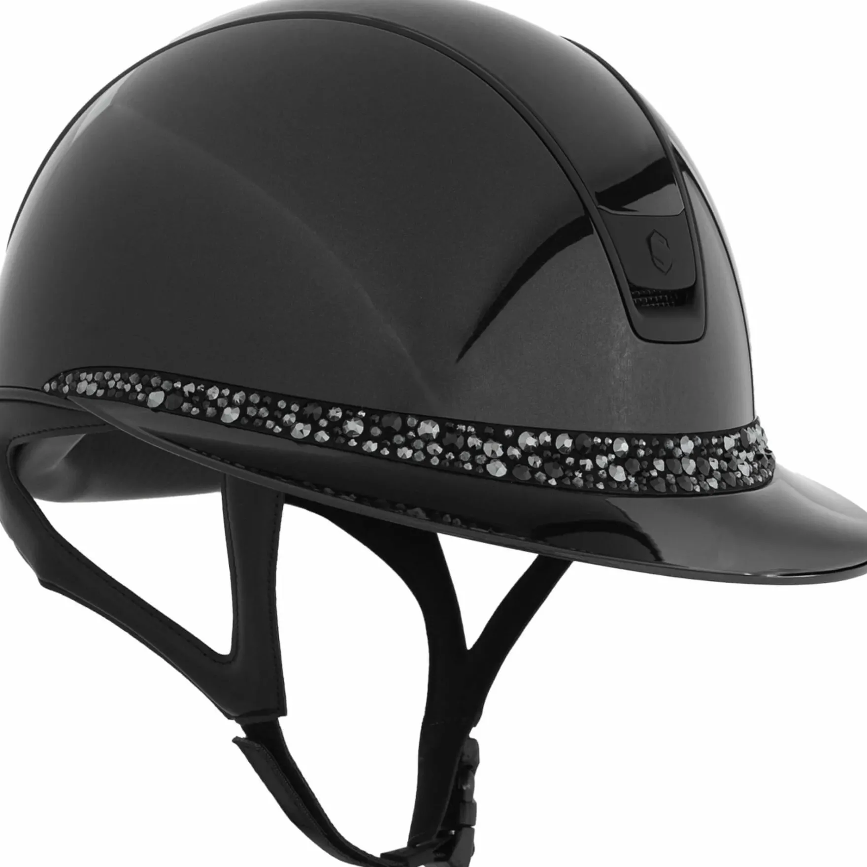 Reithelm Miss Shield 2.0 Shadowglossy, FB Glacier Crystal Black, Trim + Blason Matt Black