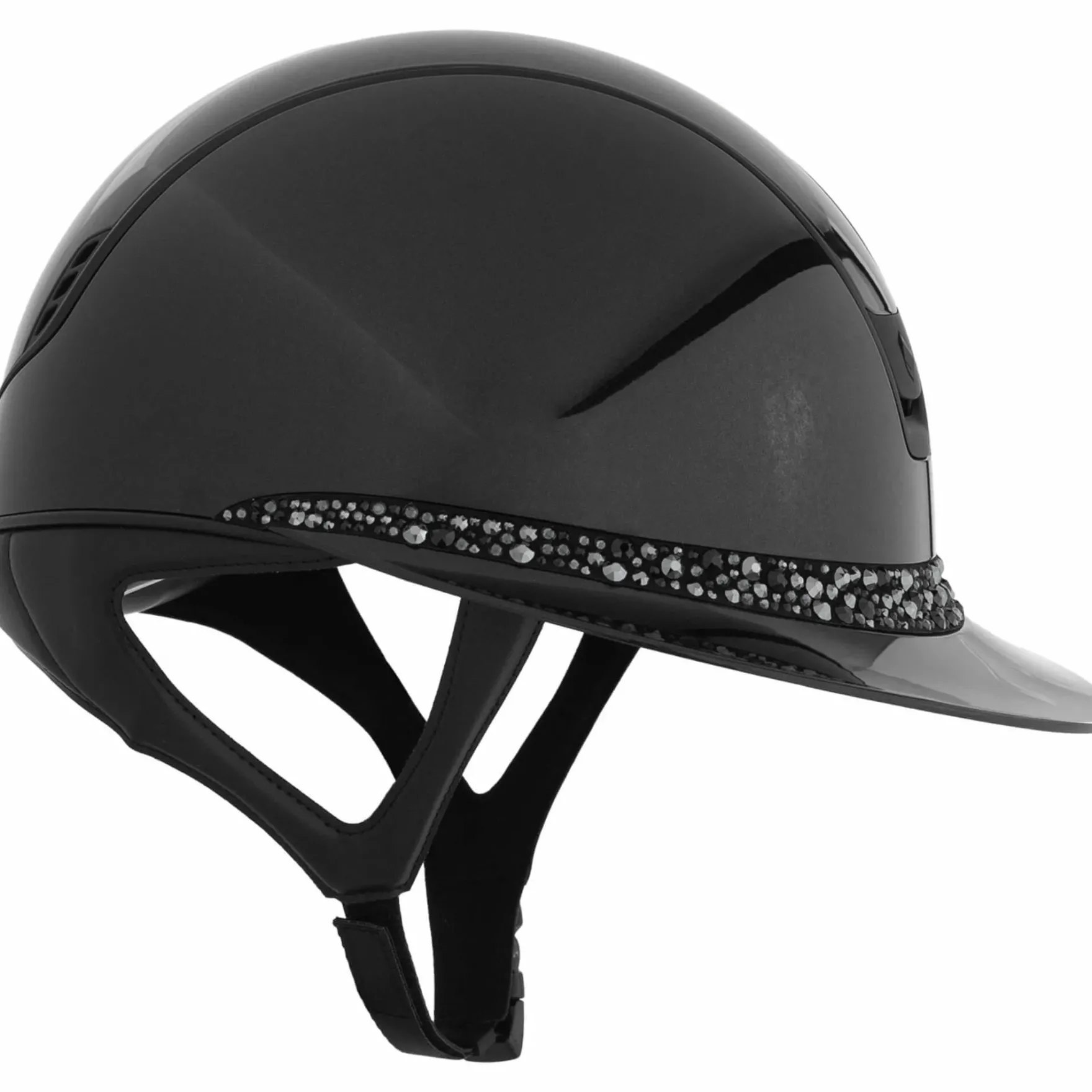 Reithelm Miss Shield 2.0 Shadowglossy, FB Glacier Crystal Black, Trim + Blason Matt Black