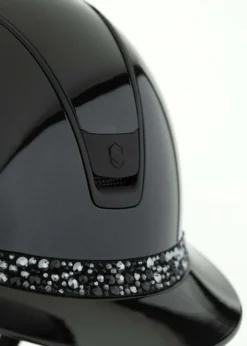Reithelm Miss Shield 2.0 Shadowglossy, FB Glacier Crystal Black, Trim + Blason Matt Black