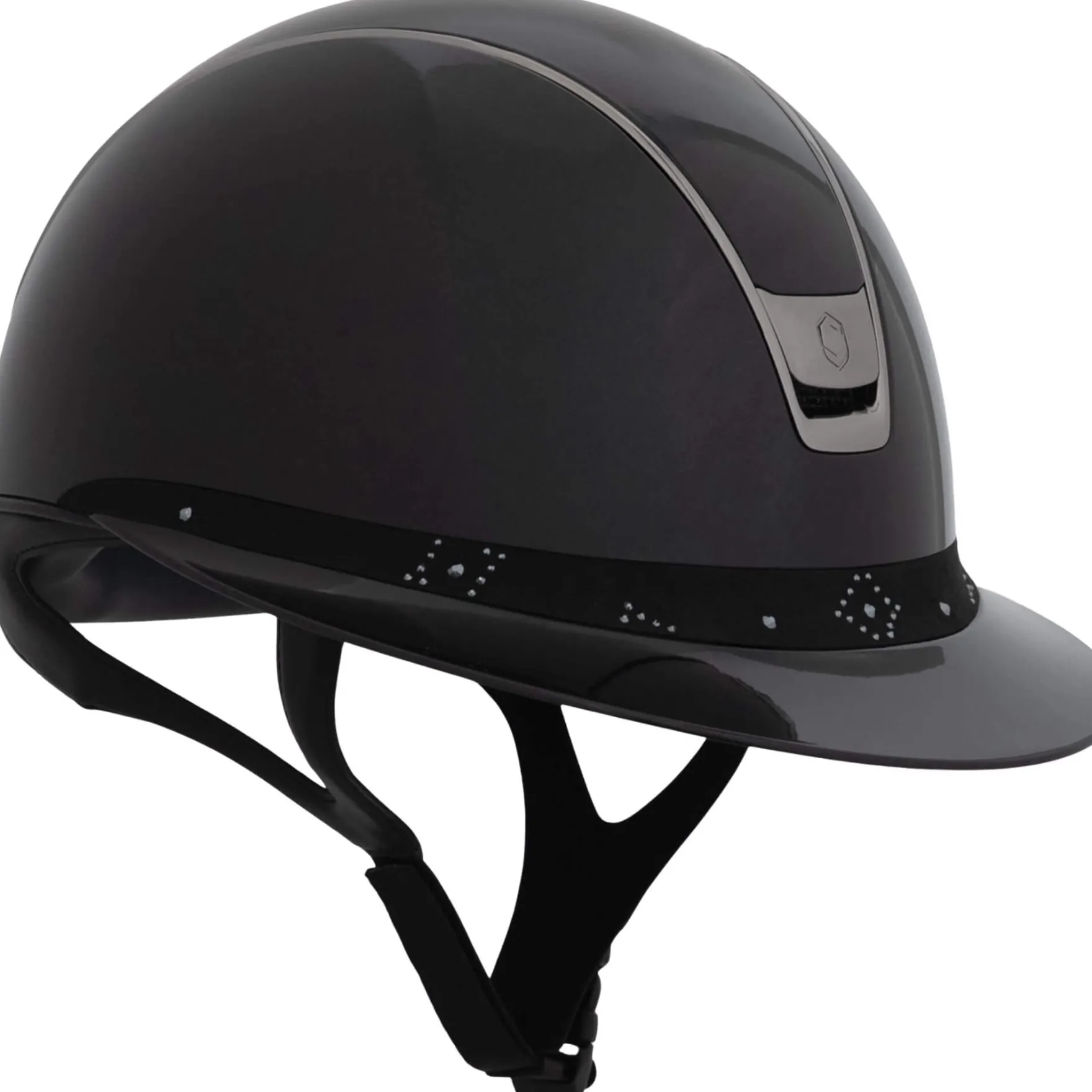 Reithelm Miss Shield 2.0 Shadowglossy, FB Celestial Crystal, Trim + Blason Black Chrome