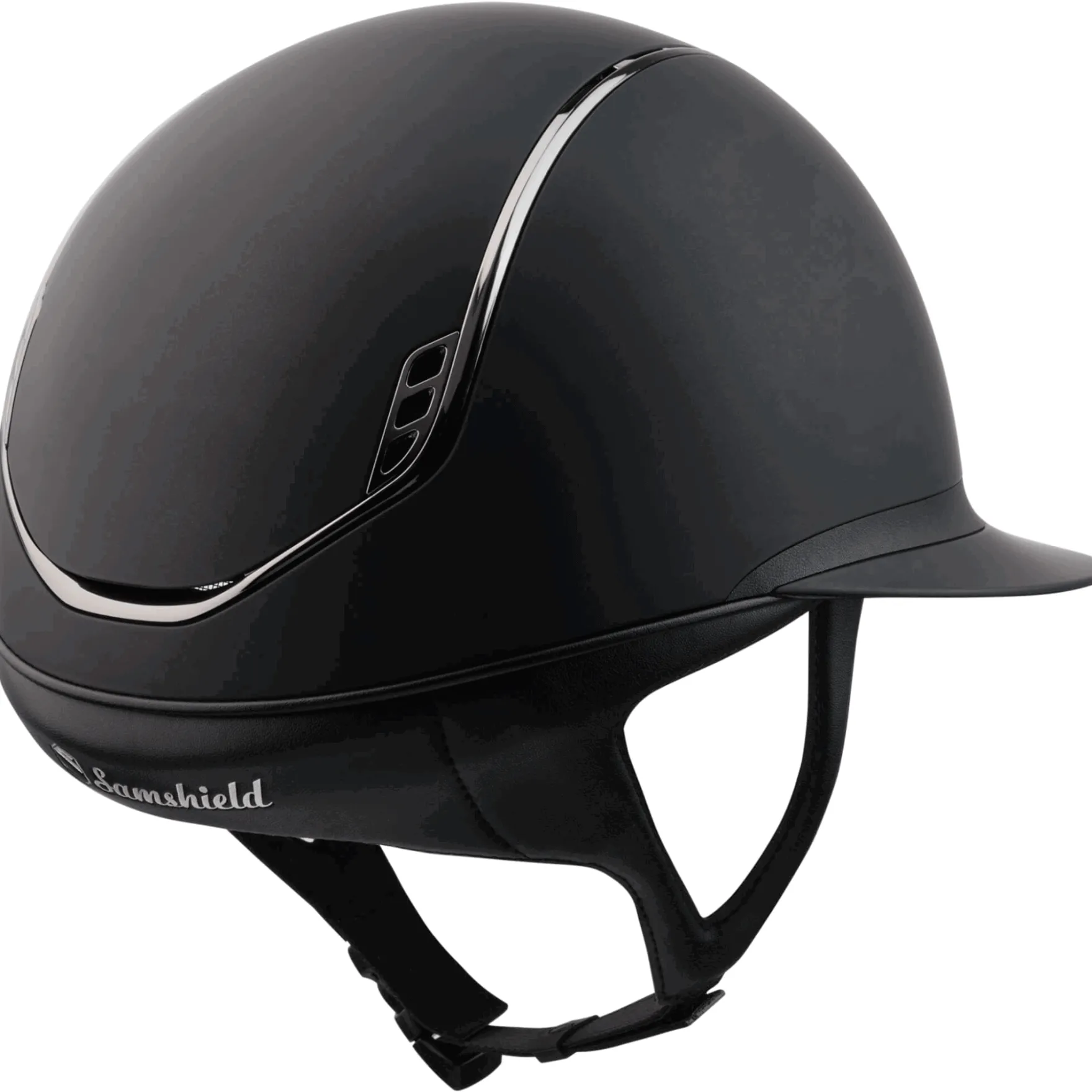 Reithelm Miss Shield 2.0 Shadowmatt, Top Paint, Trim + Blason Black Chrome