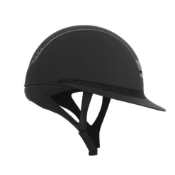Reithelm Miss Shield 2.0 Shadowmatt, FB Crystal Fabric Swarovski, Trim+Blason Black Chrome