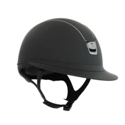 Reithelm Miss Shield 2.0 Shadowmatt, Trim + Blason Black Chrome,5 Swarovski Crystal Colour