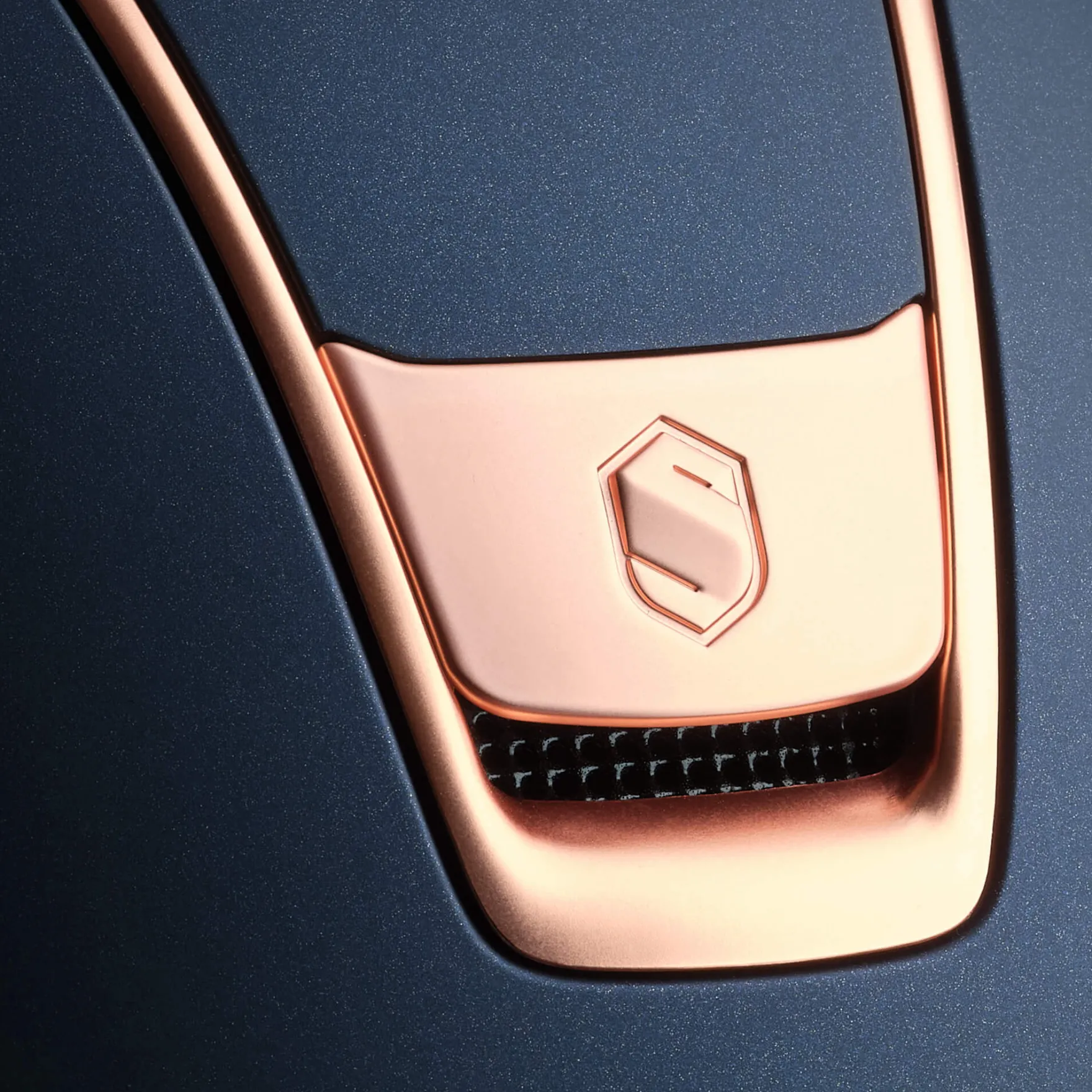 Reithelm Miss Shield 2.0 Shadowmatt, Top Paint, Trim + Blason Matt Pink Gold