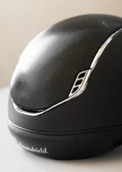 Reithelm Miss Shield 2.0 Shadowmatt, Top + Frontal Band Shimmer, Trim+Blason Chrome