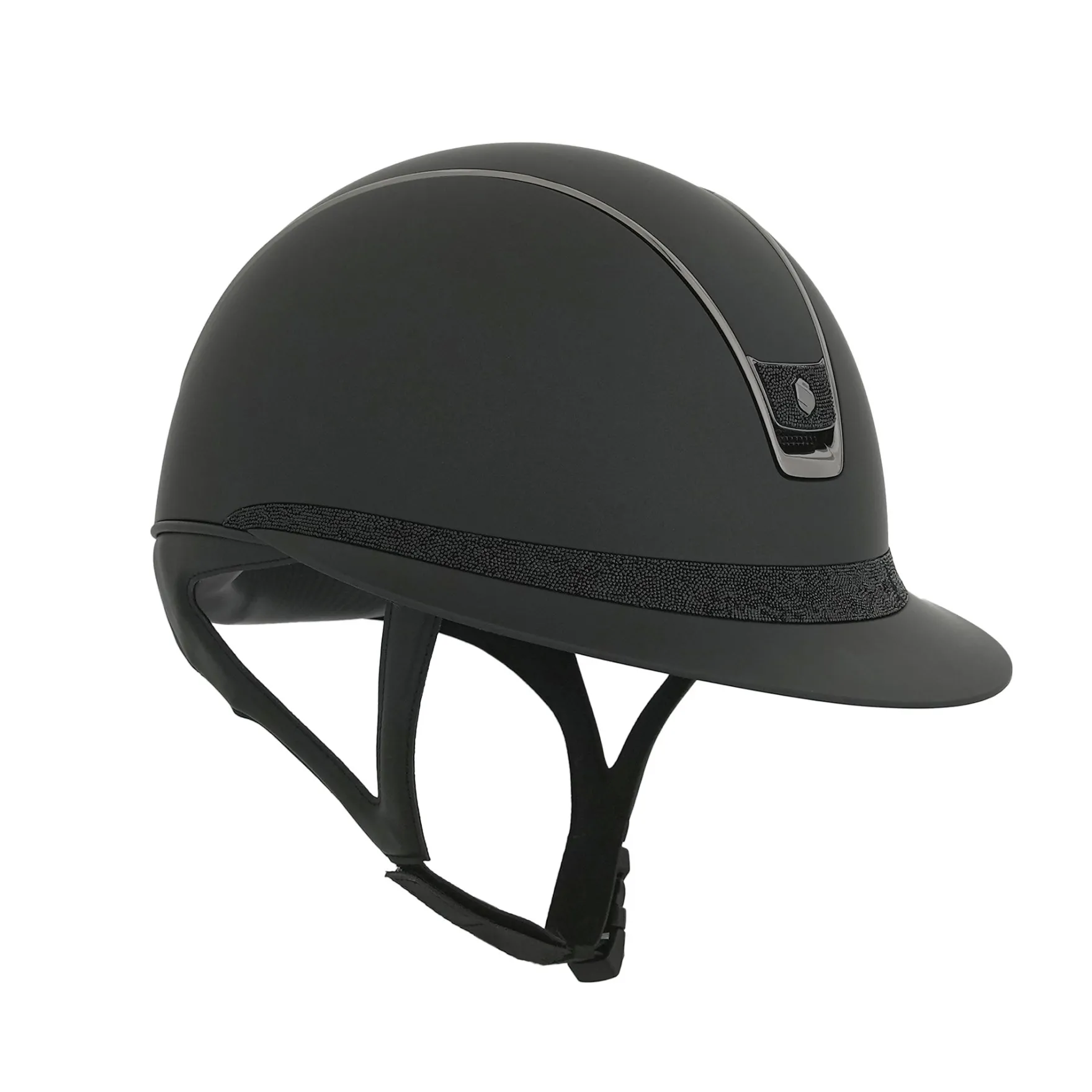 Reithelm Miss Shield 2.0 SM, Frontal Band + Blason Ultra Fine Rock, Trim Black Chrome