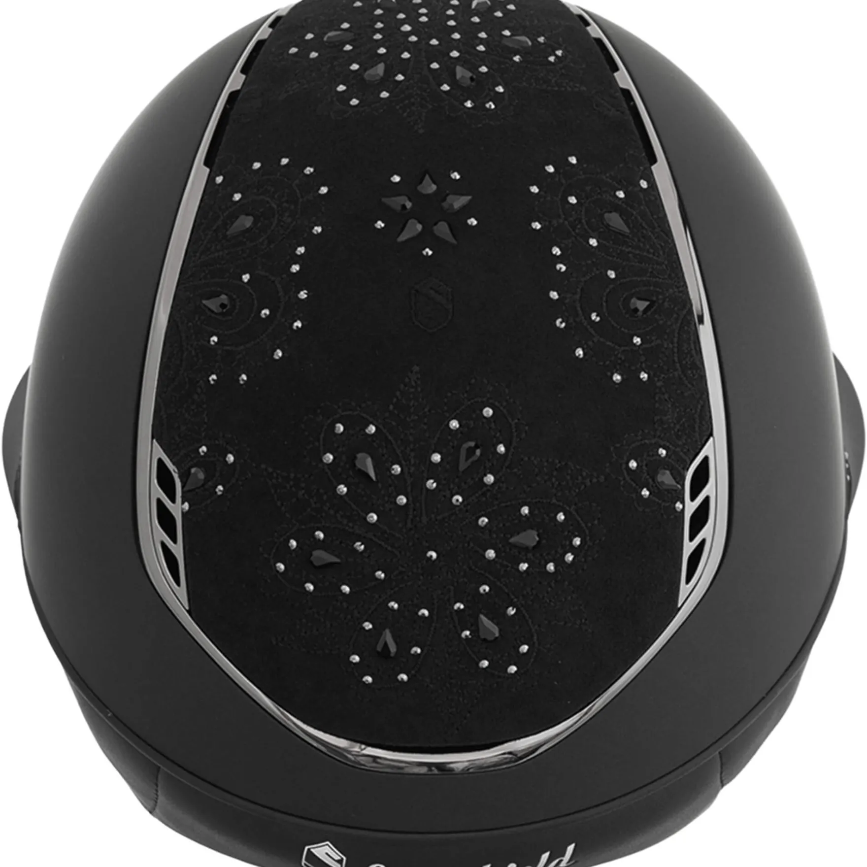 Reithelm Miss Shield 2.0 SM, Top+FB Crystal Bloom Black, Trim+Blason Black Chrome