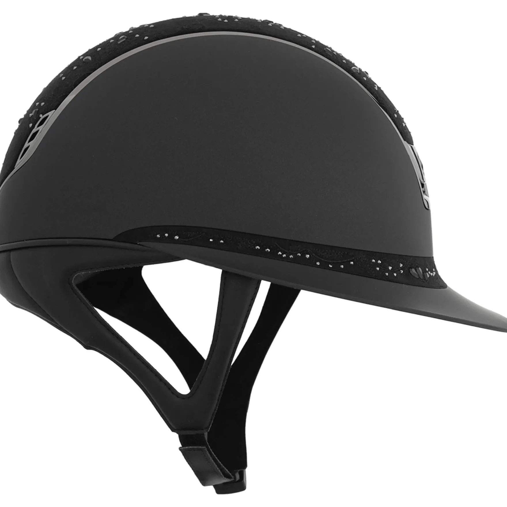 Reithelm Miss Shield 2.0 SM, Top+FB Crystal Bloom Black, Trim+Blason Black Chrome