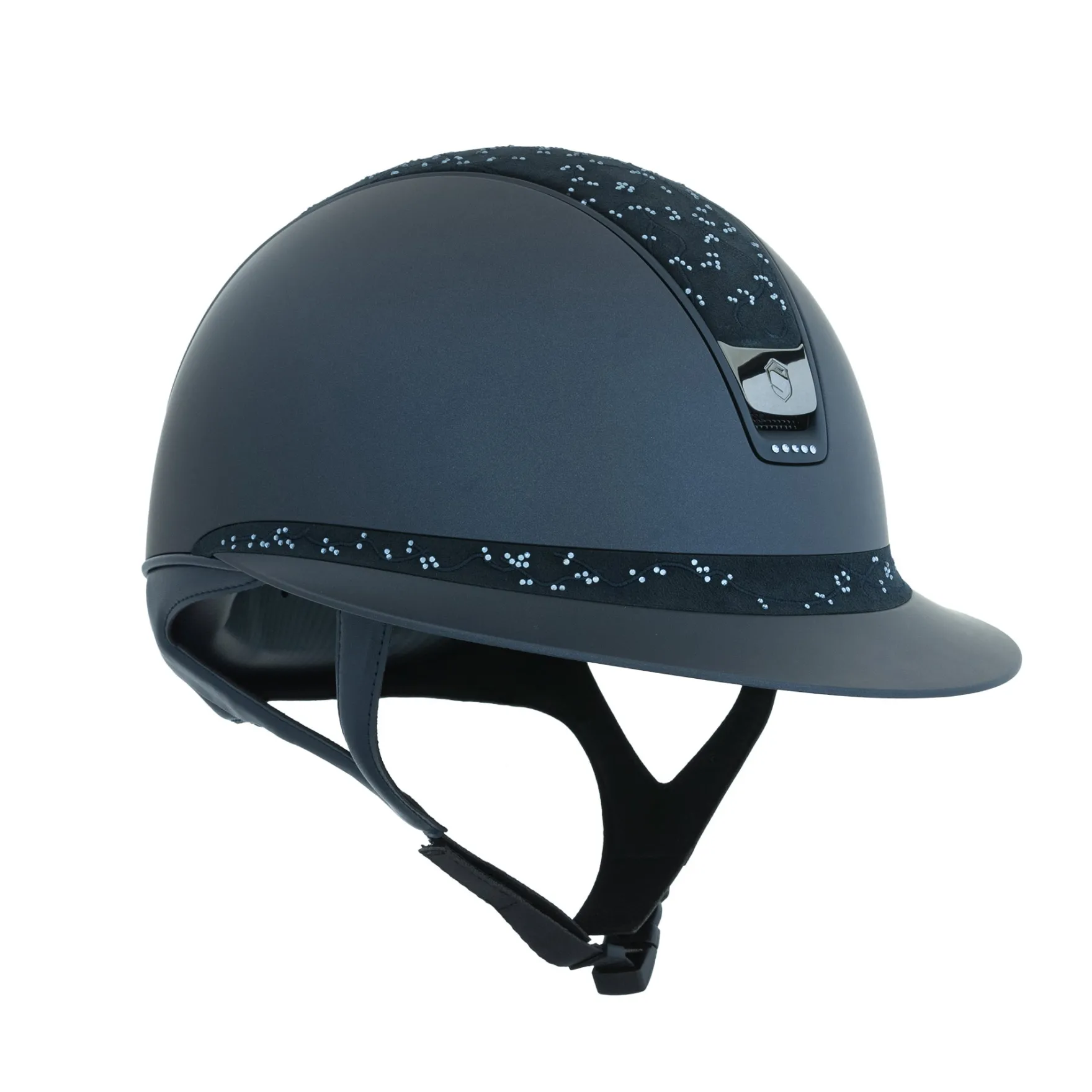Reithelm Miss Shield 2.0 SM,Top+FB Crystal Leaf,Trim Matt,Blason Blk Chrome,5 SwLight Blue