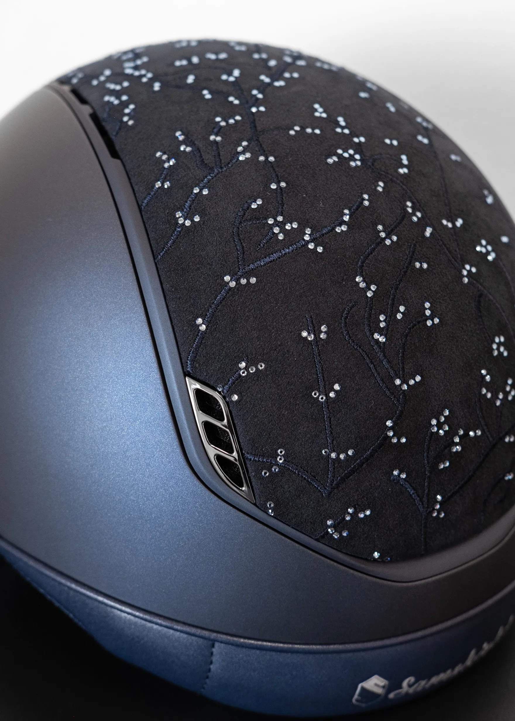 Reithelm Miss Shield 2.0 SM,Top+FB Crystal Leaf,Trim Matt,Blason Blk Chrome,5 SwLight Blue