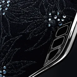 Reithelm Miss Shield 2.0 SM, Top + Frontal Band Spring Flower, Trim + Blason Black Chrome