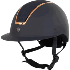 Reithelm Omega VG1, mit Glitzer Top, breites Schild